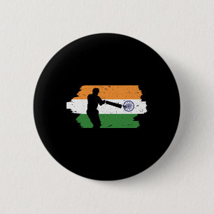 India Cricket National Fans Team Jersey Indian Fla 6 Cm Round Badge