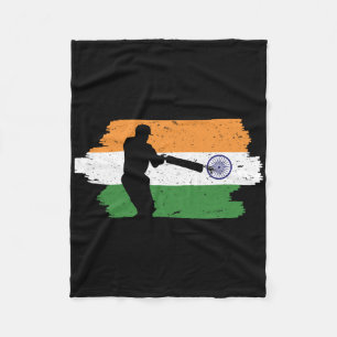 India Cricket National Fans Team Jersey Indian Fla Fleece Blanket