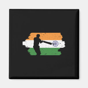 India Cricket National Fans Team Jersey Indian Fla Magnet