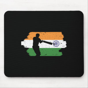 India Cricket National Fans Team Jersey Indian Fla Mouse Pad