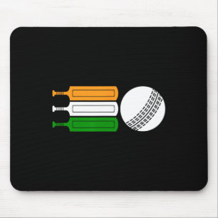 India Cricket Player Ll Indian Flag Cricket Team  Mouse Pad