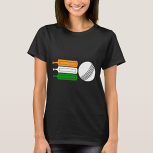 India Cricket Player Ll Indian Flag Cricket Team T-Shirt