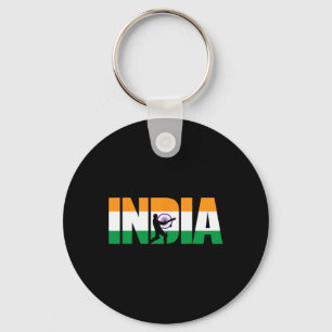 India Cricket Shirt Key Ring