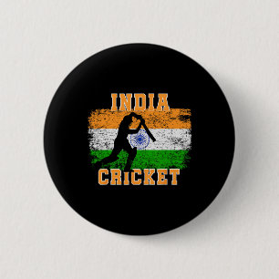 India Cricket Supporters Indian Cricket Fans India 6 Cm Round Badge