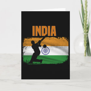 India Cricket Supporters Indian Cricket Fans India Card