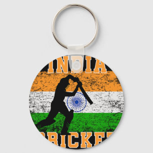 India Cricket Supporters Indian Cricket Fans India Key Ring