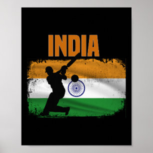 India Cricket Supporters Indian Cricket Fans India Poster