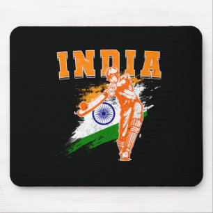 India Cricket Supporters Jersey Bharath Cricket Fa Mouse Pad