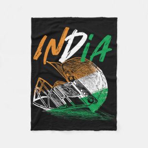 India Cricket Team Cricket Player Cricketer Fleece Blanket