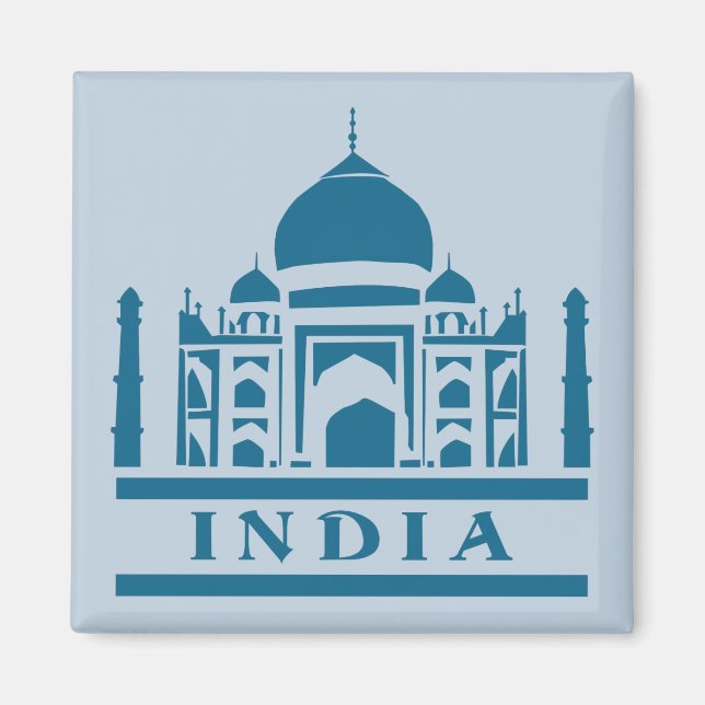 INDIA custom colour magnet (Front)