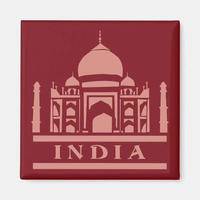 INDIA custom colour magnet (Front)