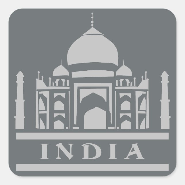 INDIA custom colour stickers (Front)