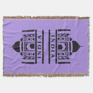 INDIA custom colour throw blanket