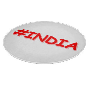 "#India" Cute Design. Buy Now Cutting Board