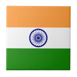 India flag ceramic tile