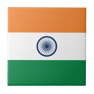 India Flag Ceramic Tile