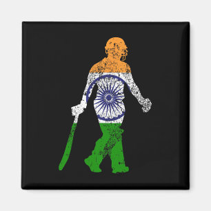 India Flag Cricket Team Sports Jersey Matching Gro Magnet