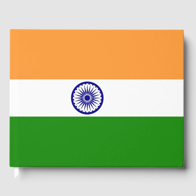 India flag guest book (Front)