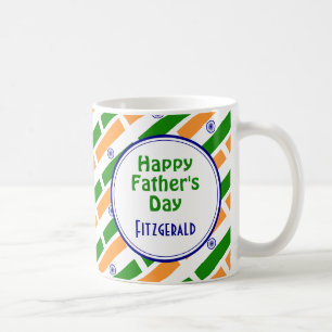 INDIA FLAG Happy Father's Day Customised Scripture Coffee Mug