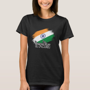 India Flag Indian Cricket Cricketers Kabbadi Diwal T-Shirt
