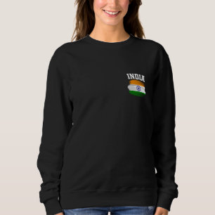 India Flag Indian Cricket Souvenirs Vacation Crick Sweatshirt