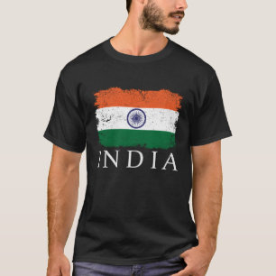 India Flag Indian Flag India Tourist India Team T-Shirt