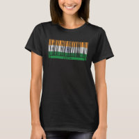 India Flag Indian Heritage Roots Barcode Indian Fl