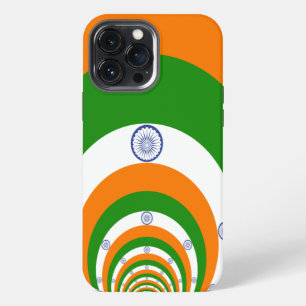 India Flag Kaleidoscope: Endless Unity & Patriotis iPhone Case