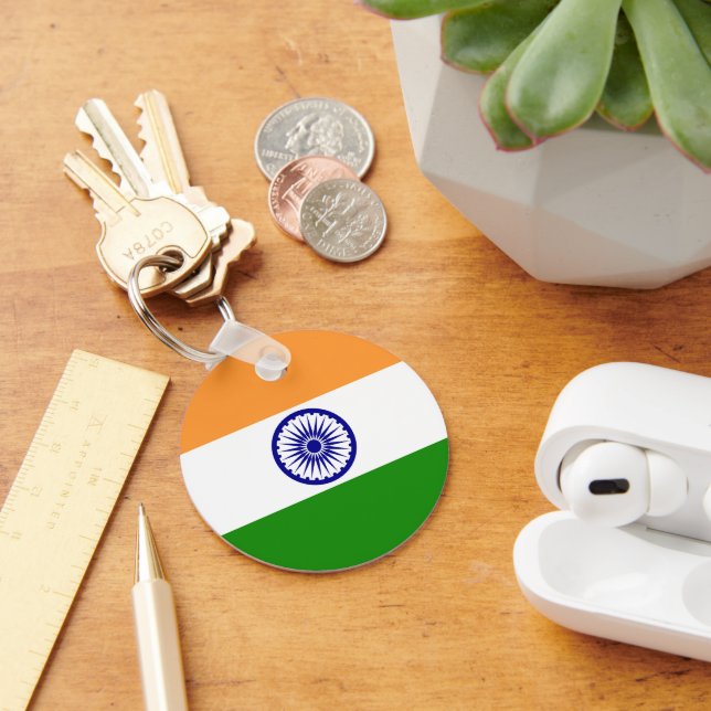 India flag key ring (Desk)