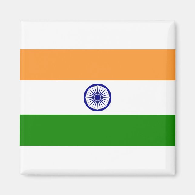 India Flag Magnet (Front)