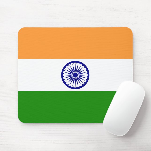 India flag mouse pad (With Mouse)