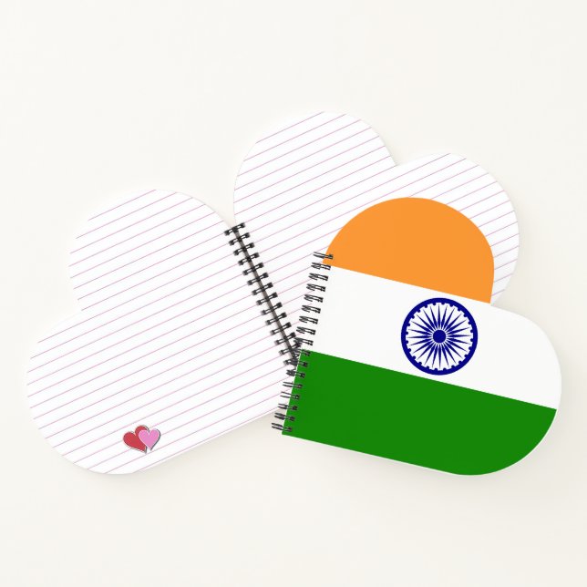 India flag notebook (Inside)