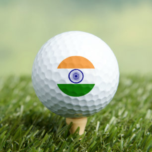 INDIA: Flag of India Golf Balls