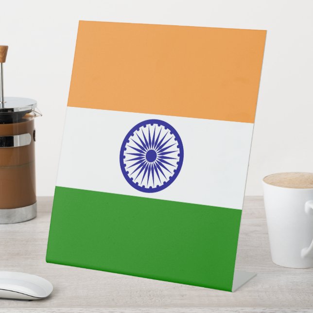 India flag pedestal sign (In SItu)