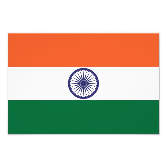 India Flag Photo Print (Front)
