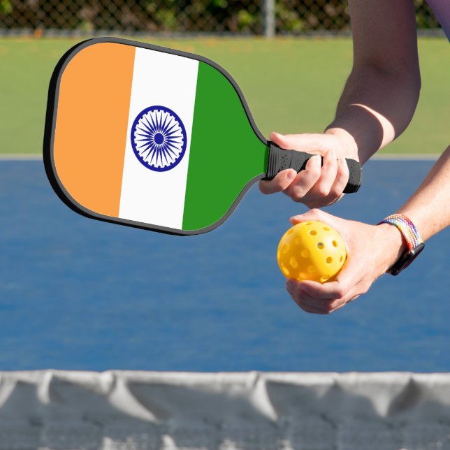 India flag pickleball paddle (Insitu)