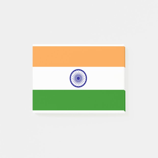 India Flag Post-it Notes (Front)