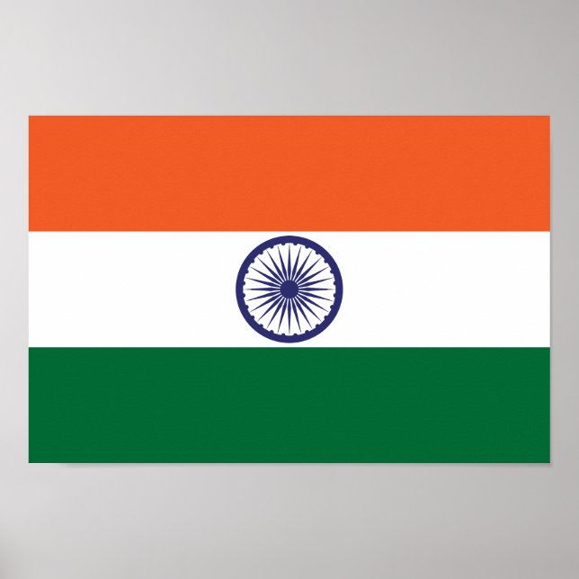 India Flag Poster (Front)