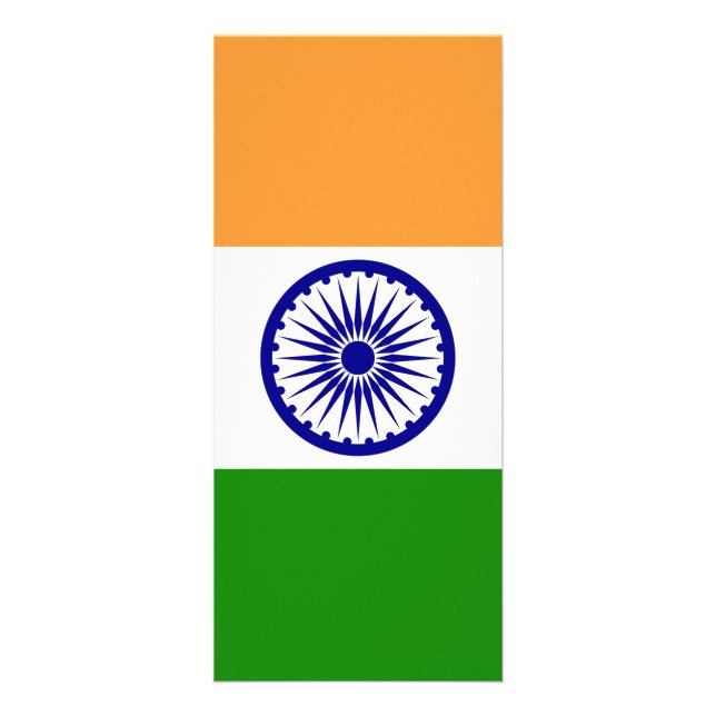 India flag rack card (Front)