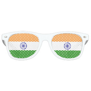 India Flag Retro Sunglasses