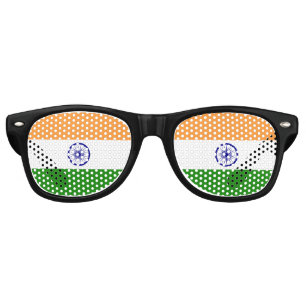 India flag retro sunglasses