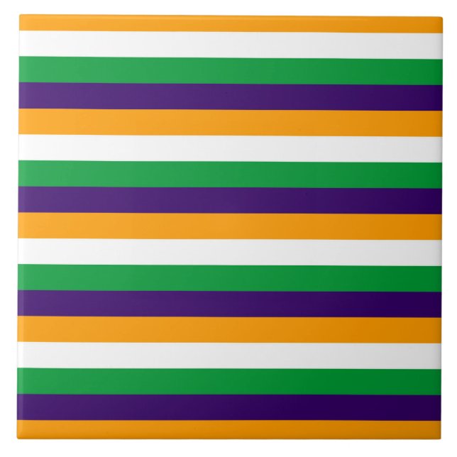 India flag stripes country symbol pattern lines ceramic tile (Front)