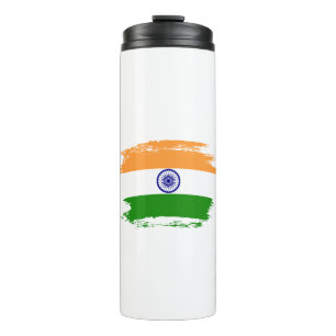 India flag thermal tumbler