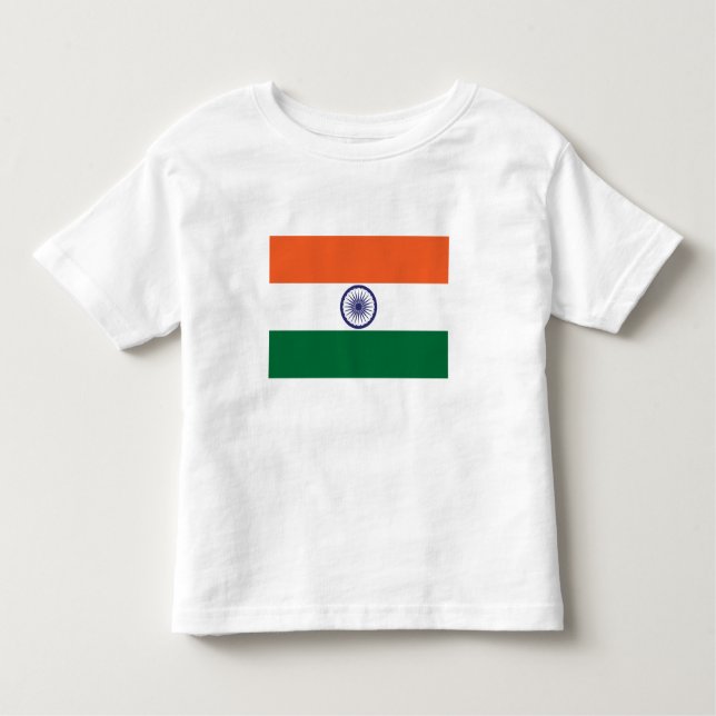 India Flag Toddler T-Shirt (Front)