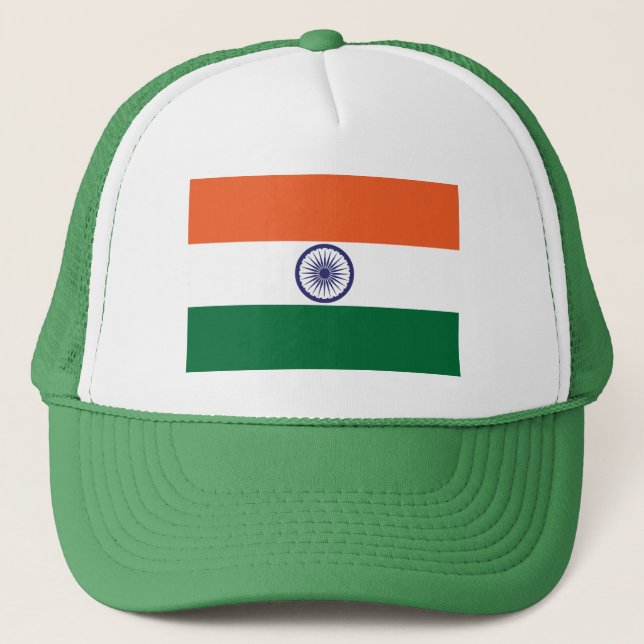 India Flag Trucker Hat (Front)