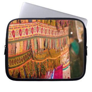 INDIA, Goa, Baga: Saturday Evening Market (NR) Laptop Sleeve