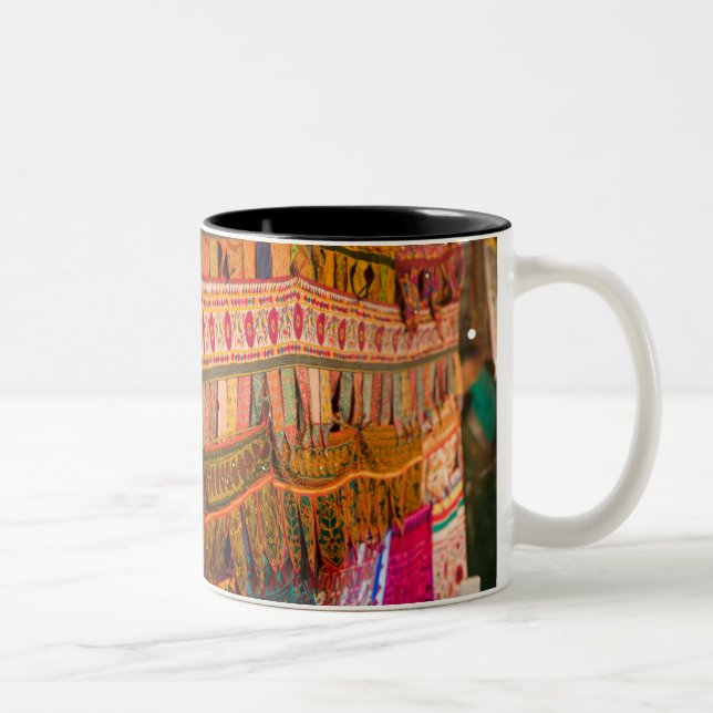 INDIA, Goa, Baga: Saturday Evening Market (NR) Two-Tone Coffee Mug (Right)