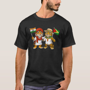 India Guyana Flag Indian Roots Guyanese Heritage L T-Shirt