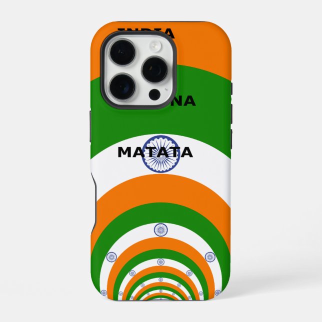 India HAKUNA MATATA iPhone Case (Back)