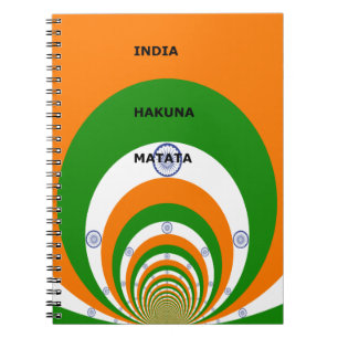 India HAKUNA MATATA Notebook
